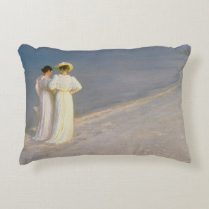 Sommer-Abend auf dem Skagen südlichen Strand 2 Zierkissen