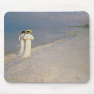 Sommer-Abend auf dem Skagen südlichen Strand Mousepad