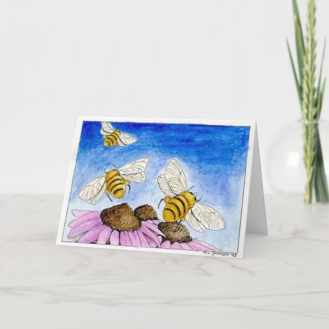 Sommer-Abend Karte (Vorderseite)