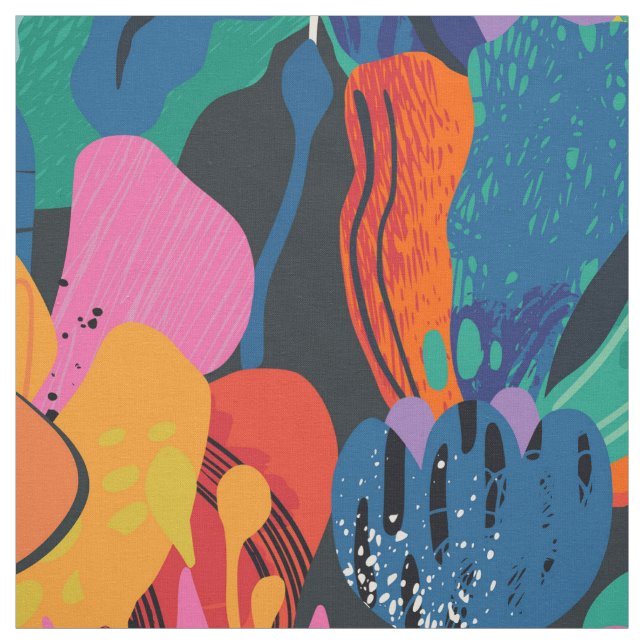 Sommer Abstrakt Stoff (Muster)