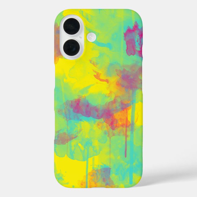 Sommer abstrakter Spaß Wasserfarbe Spritzer Case-Mate iPhone Hülle (Rückseite)
