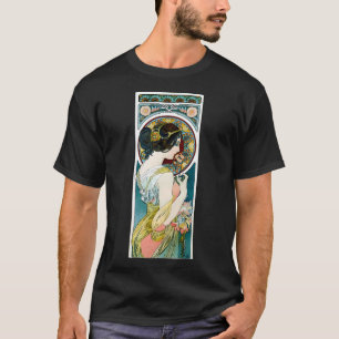 Sommer -Alphonse Mucha -Art Nouveau Mucha -Vintage T-Shirt