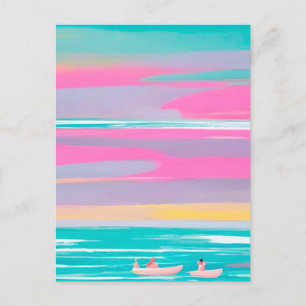 Sommer am Strand Postkarte