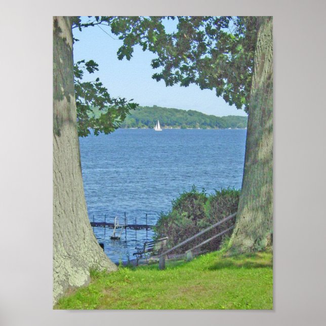 Sommer an der Sodus Bay Poster (Vorne)