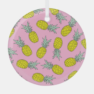 Sommer-Ananas: Vintage-Frucht-Wurf Ornament Aus Glas