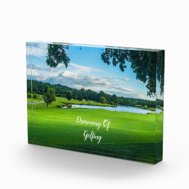 Sommer auf dem Golfplatz Fotoblock (Rechts)