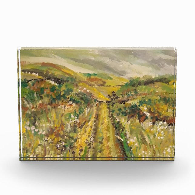 Sommer auf den Hügeln Fotoblock (Vorderseite)