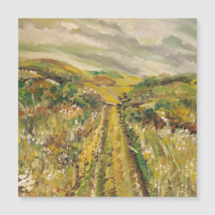 Sommer auf den Hügeln Magnetkarte