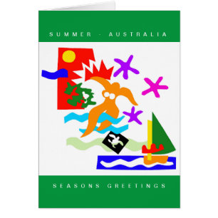 SOMMER - Australien - Australien - Weihnachtskarte