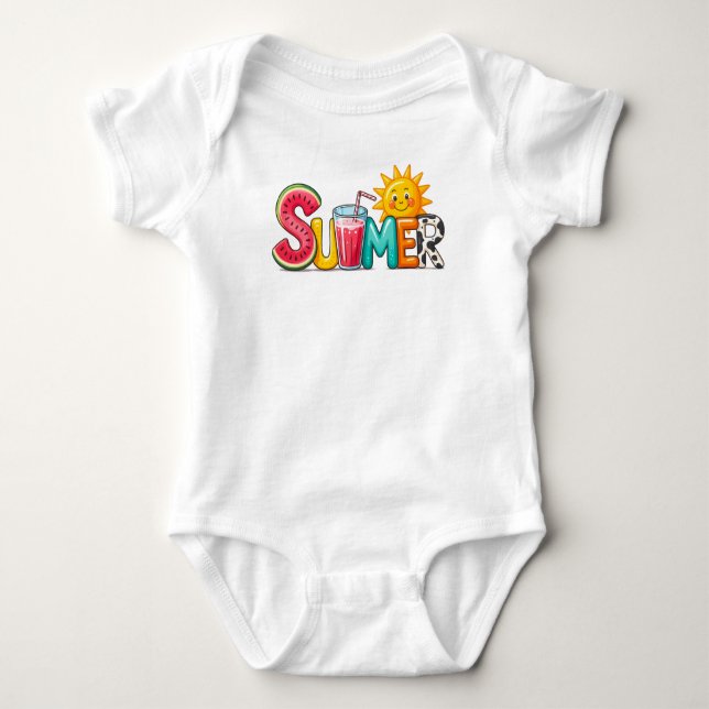 Sommer  baby strampler (Vorderseite)