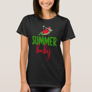 Sommer-Baby-Wassermelone Frauen lieben Melonenfr T-Shirt