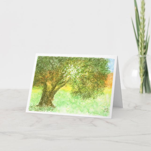 Sommer-Baum Aleph Karte (Vorderseite)