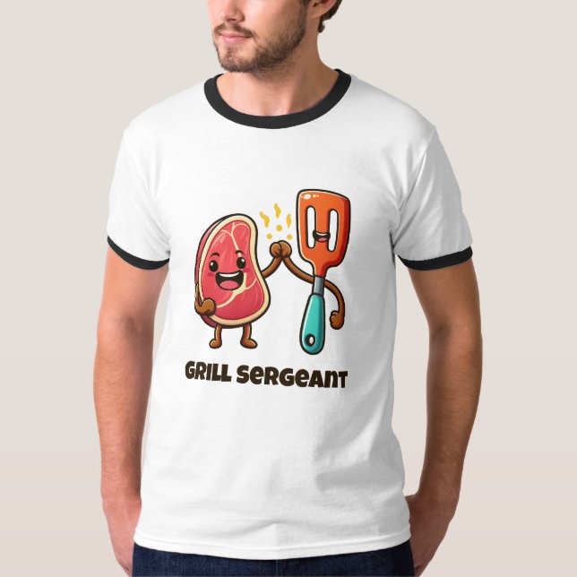 Sommer-BBQ / Grillparty T-Shirt (Vorderseite)