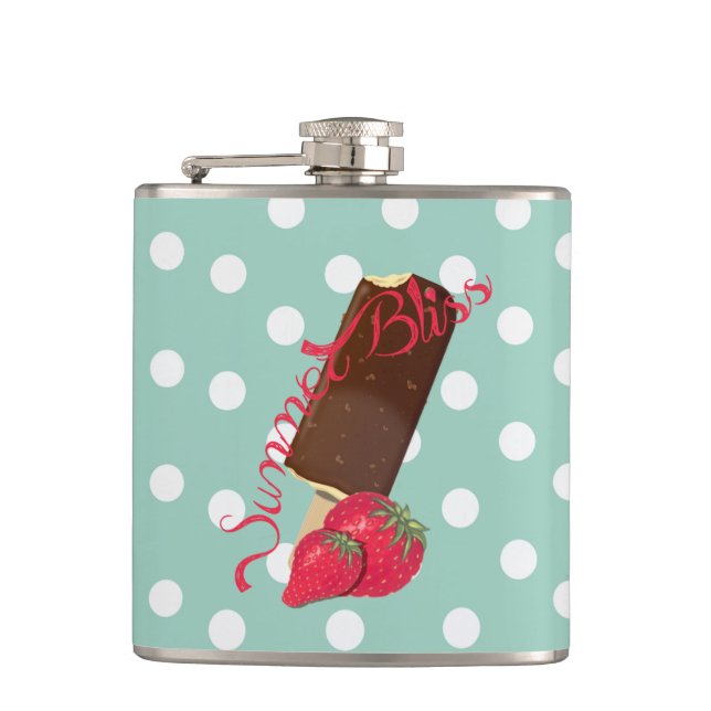 Sommer - Bliss - Flasche Flachmann (Vorderseite)