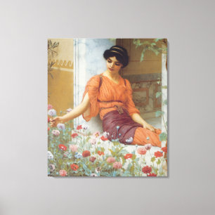 Sommer-Blumen durch John William Godward Leinwanddruck