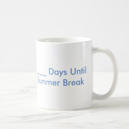 Sommer-Bruch-Count-down-Tasse Kaffeetasse