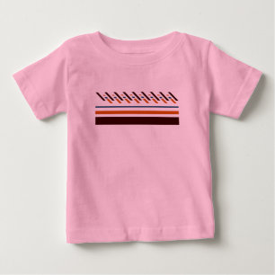 Sommer Bunt Gestreift  Baby T-shirt
