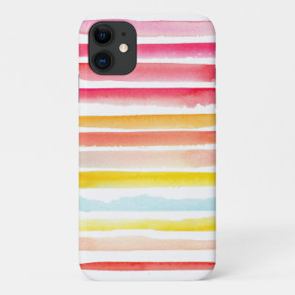 Sommer bunt gestreift Pastellfarben modern Case-Mate iPhone Hülle