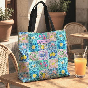 Sommer Bunt Sizilianisch Azulejo Türkis Amalfi