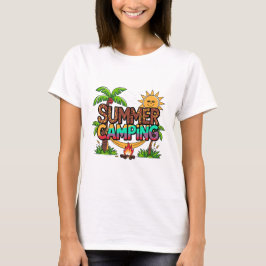 Sommer-Camping-Leoparden-Druck-Strand-Hängematte  T-Shirt