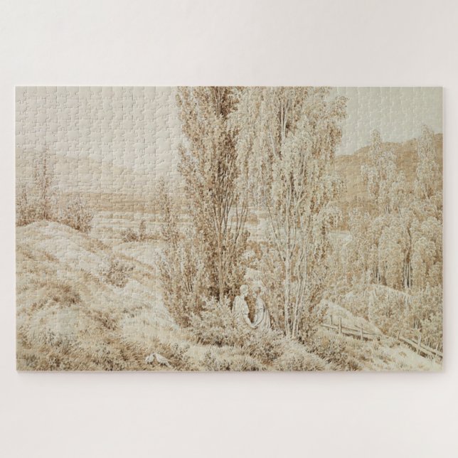 Sommer - Caspar David Friedrich Puzzle (Horizontal)