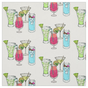 Sommer-Cocktailgewohnheitsgewebe Stoff