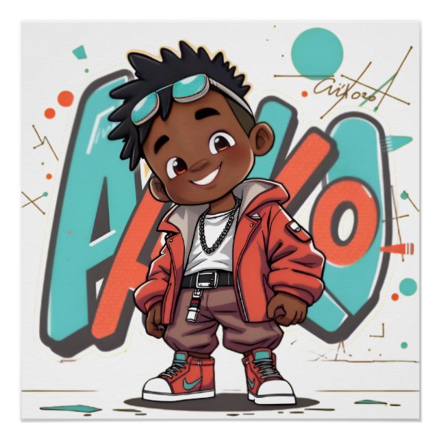 Sommer Cool Jay ~ AiKo Kids Poster (Vorderseite)