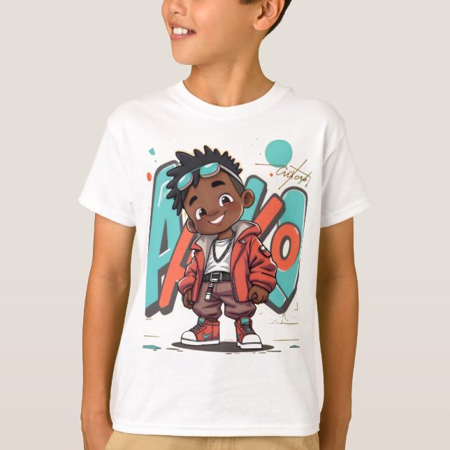 Sommer Cool Jay ~ AiKo Kids T-Shirt (Vorderseite)