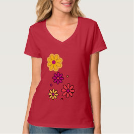 Sommer Daisy Floral Women's T-Shirt