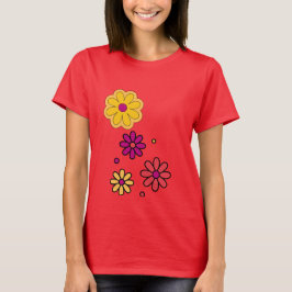 Sommer Daisy Floral Women's T-Shirt
