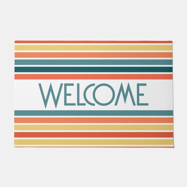 Sommer der 77 Streifen Fußmatte (Vorderseite)