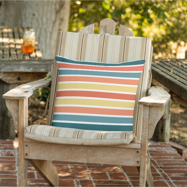 Sommer der 77 Streifen Kissen (Stuhl )