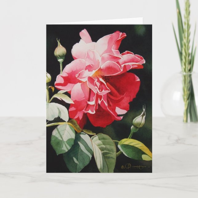 Sommer, der in die Garten-Gruß-Karte scherzt Karte (Vorderseite)