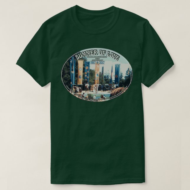 Sommer der Liebe 1967 50 Jahre  T-Shirt (Design vorne)