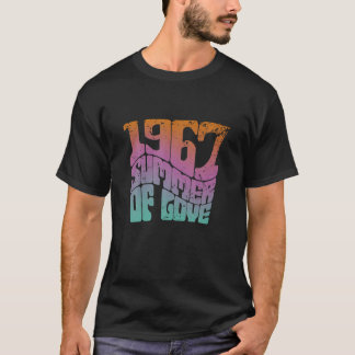 Sommer der Liebe 1967 Hippie 1960er Psychedelisch  T-Shirt