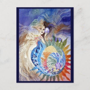 Sommer der Liebe Postkarte