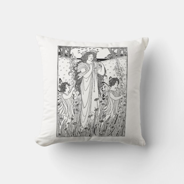 Sommer der Mutter Natur Kissen (Vorderseite)