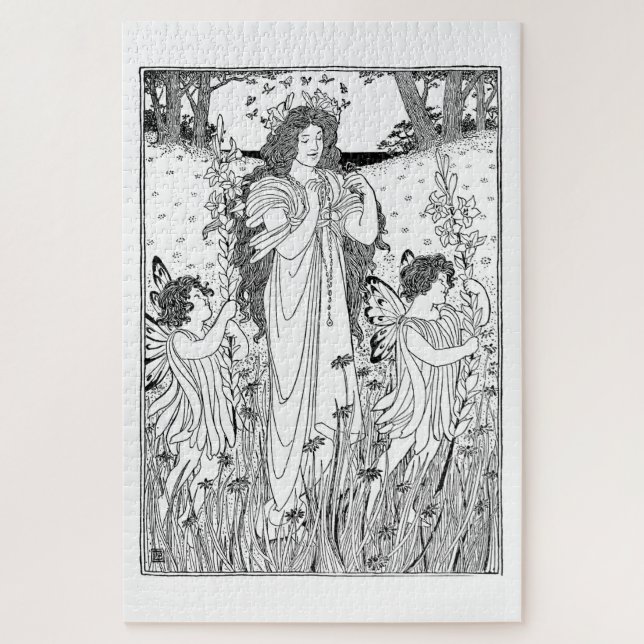 Sommer der Mutter Natur Puzzle (Vertikal)