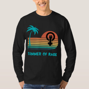 Sommer der Rage Regenbogen Frauenrechte Feminismus T-Shirt