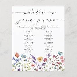 Sommer des Blumenfrühlings Was ist in deinem Purse