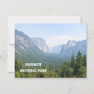 Sommer des Yosemite Nationalparks in den Bergen Postkarte