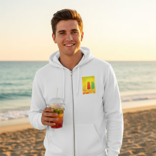 Sommer-Eis-Pops-Trio Helle Eis-am-Stiel Hoodie