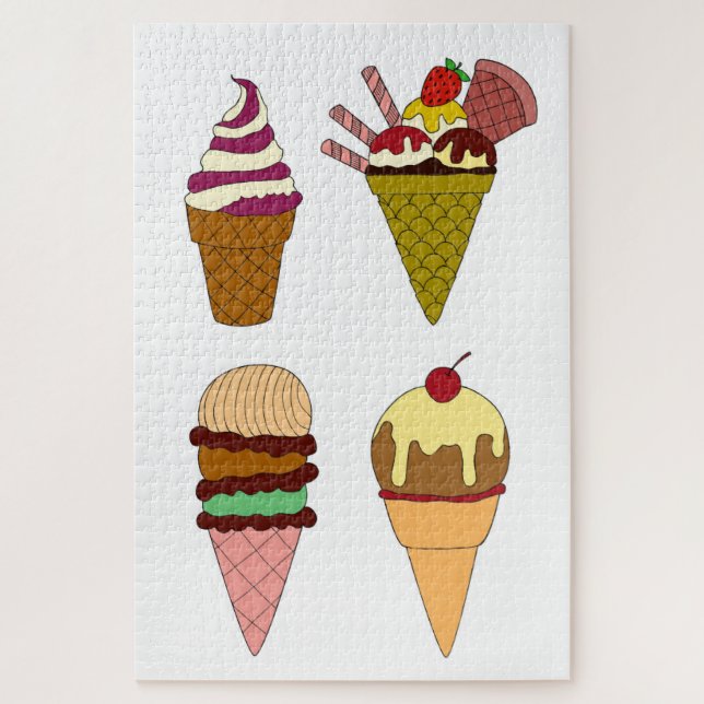 Sommer Eis Puzzle (Vertikal)