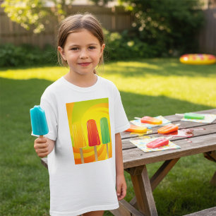 Sommer-Eispops-Trio Helle Eislutscher T-Shirt