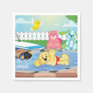 Sommer-Empfindungs-Pool Serviette