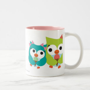 Sommer-Eulen Zweifarbige Tasse