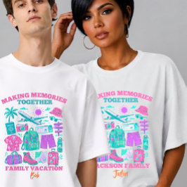 Sommer-Familien-Urlaubs-Abenteuer-Kunst durch KI Tri-Blend Shirt