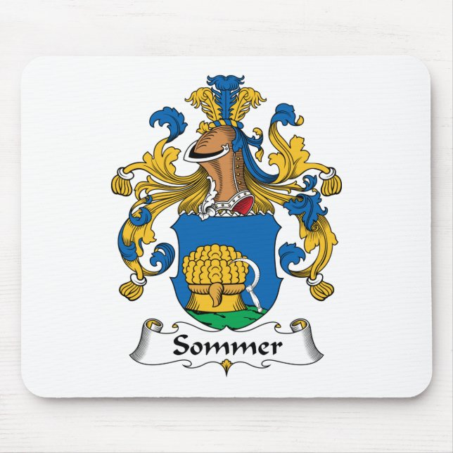 Sommer Familienwappen Mousepad (Vorne)