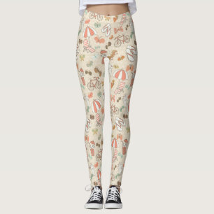 Sommer-Ferien-Muster Leggings