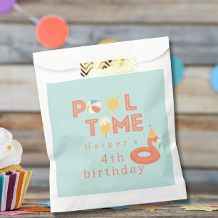 Sommer Flamingo Eis am Stiel Kinder Geburtstag Poo Geschenktütchen